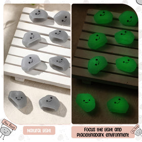 Wettarn 4 cm stone stress ball fits in a pocket for quick relief