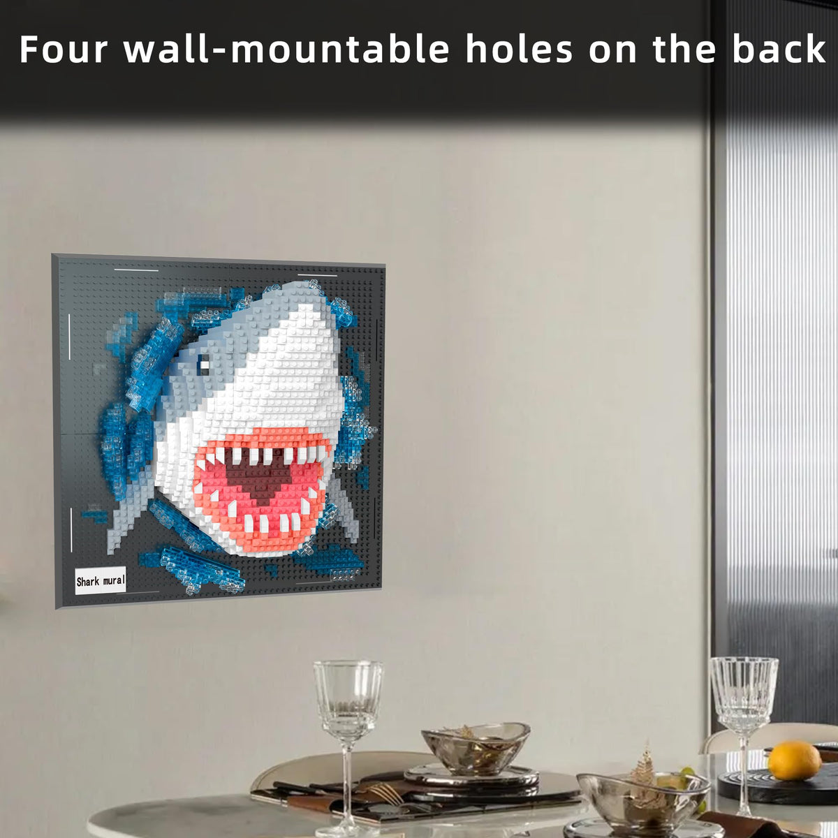 WEUYUIAF mini blocks decor on desk or shelf adds warm, vibrant ambience
