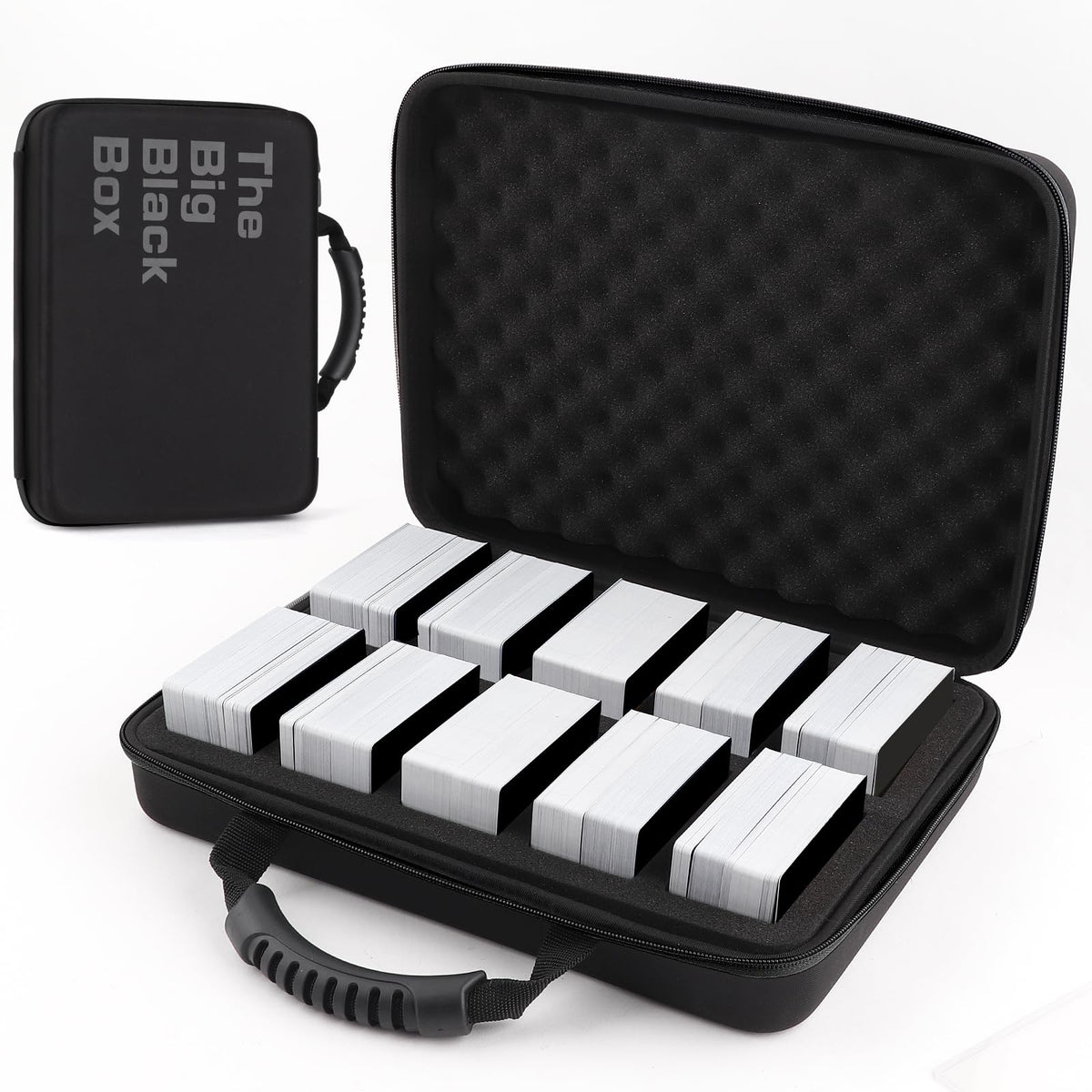 Wevbsiy card case showing 2200+ capacity for cards on the go.