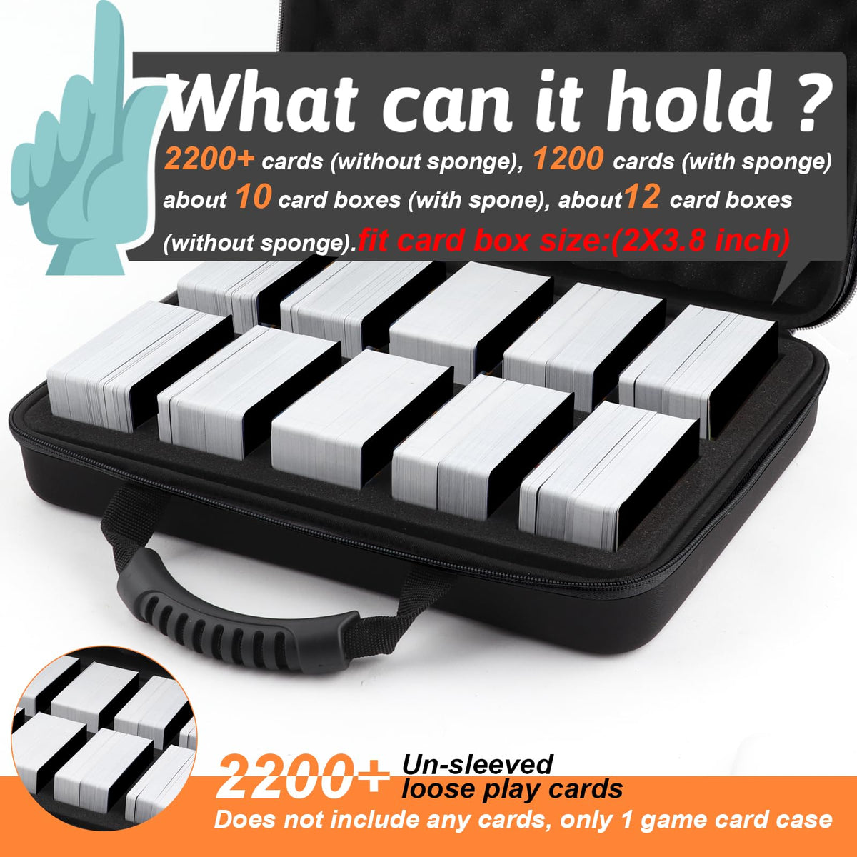 Wevbsiy card case protective exterior shields cards from scratches.