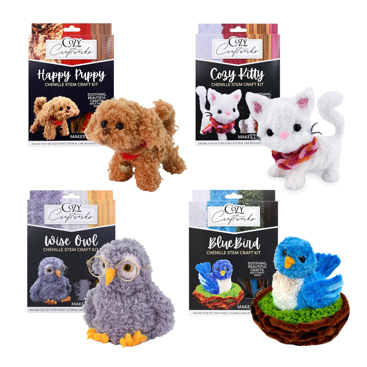 We Veel Cozy Craftworks kitty kit for desk decor and creative focus