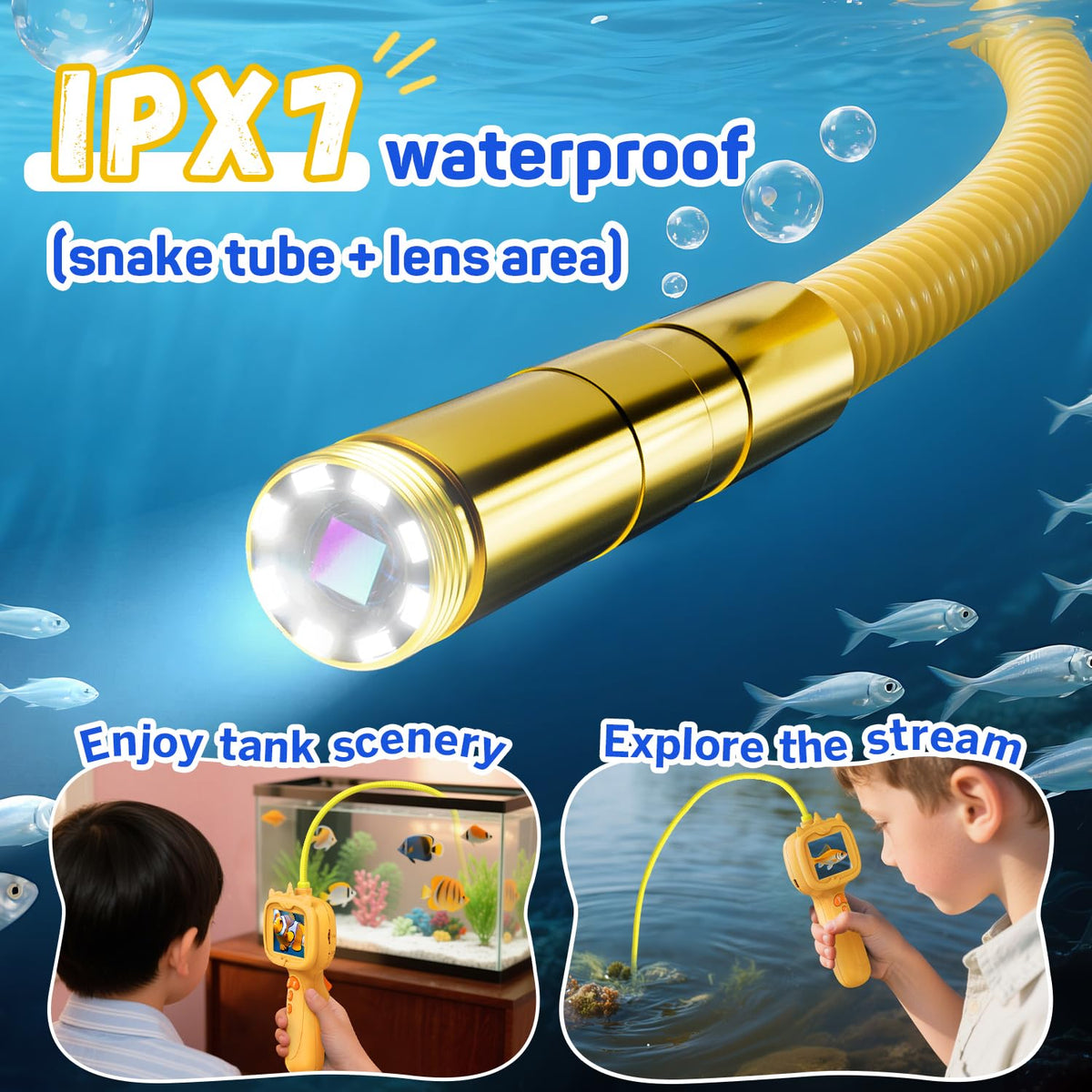 WEWAHIVER 2.4 inch eye-friendly display protects vision during scientific observation.