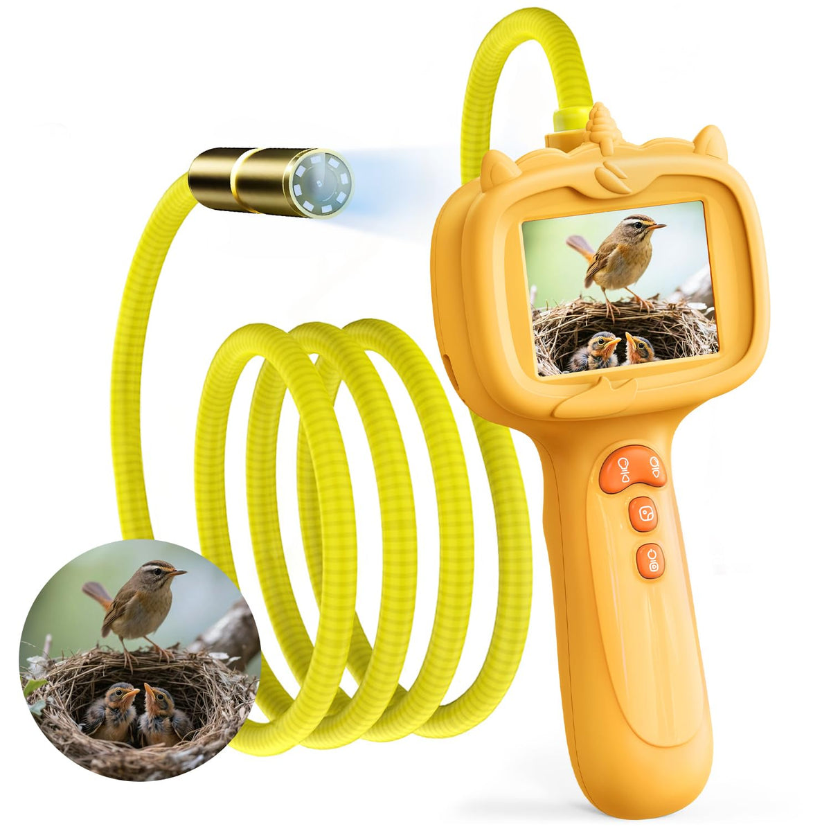 WEWAHIVER Kids Endoscope in a compact handheld design for easy outdoor exploration.