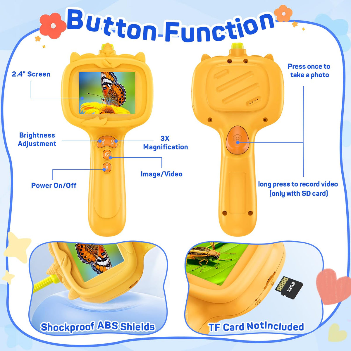 WEWAHIVER STEM toy endoscope makes a thoughtful gift for ages 4–12.