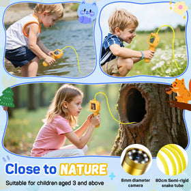 WEWAHIVER IPX7 waterproof tube enables underwater exploration of ponds and streams.