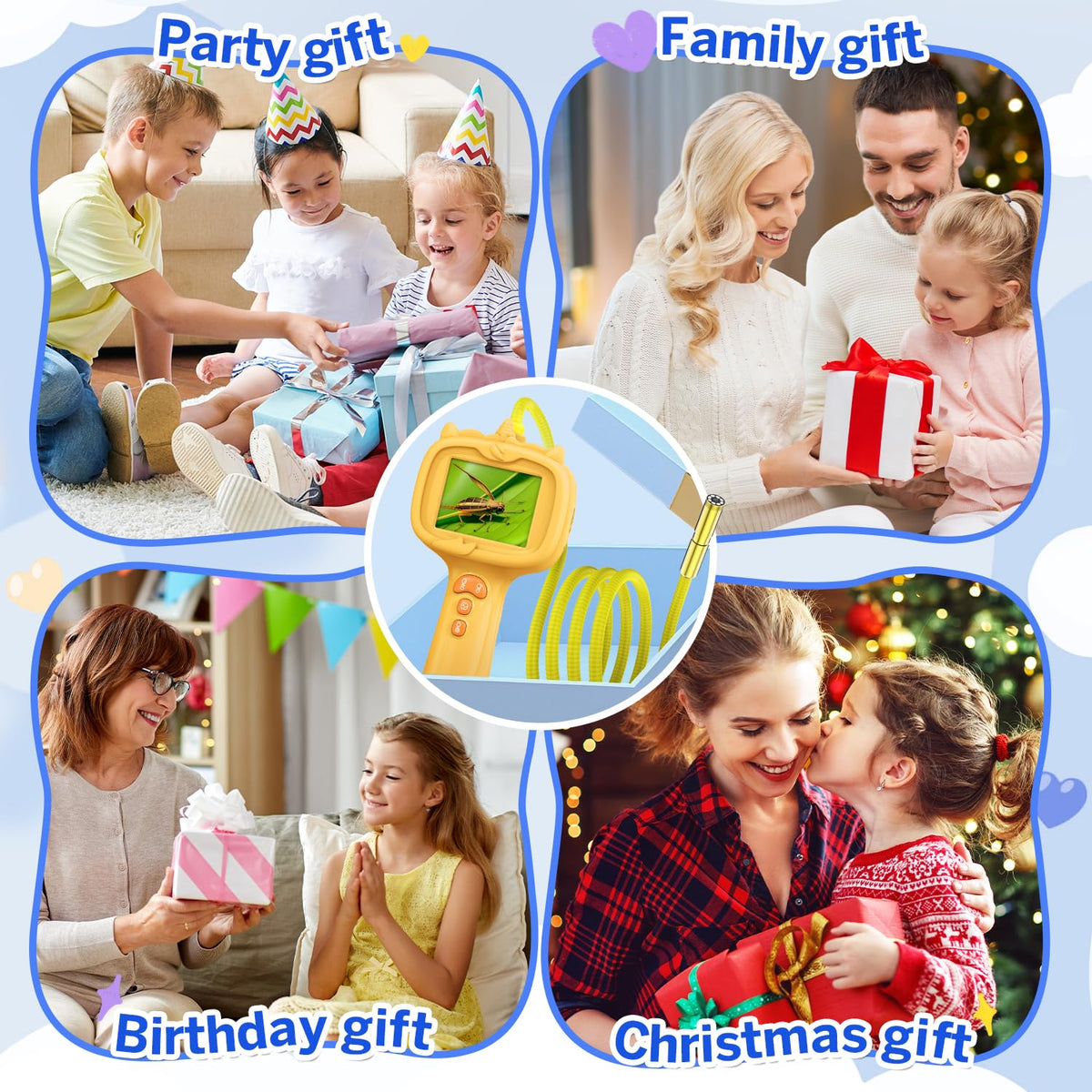 WEWAHIVER ABS material is safe, durable, and easy to clean for kids.