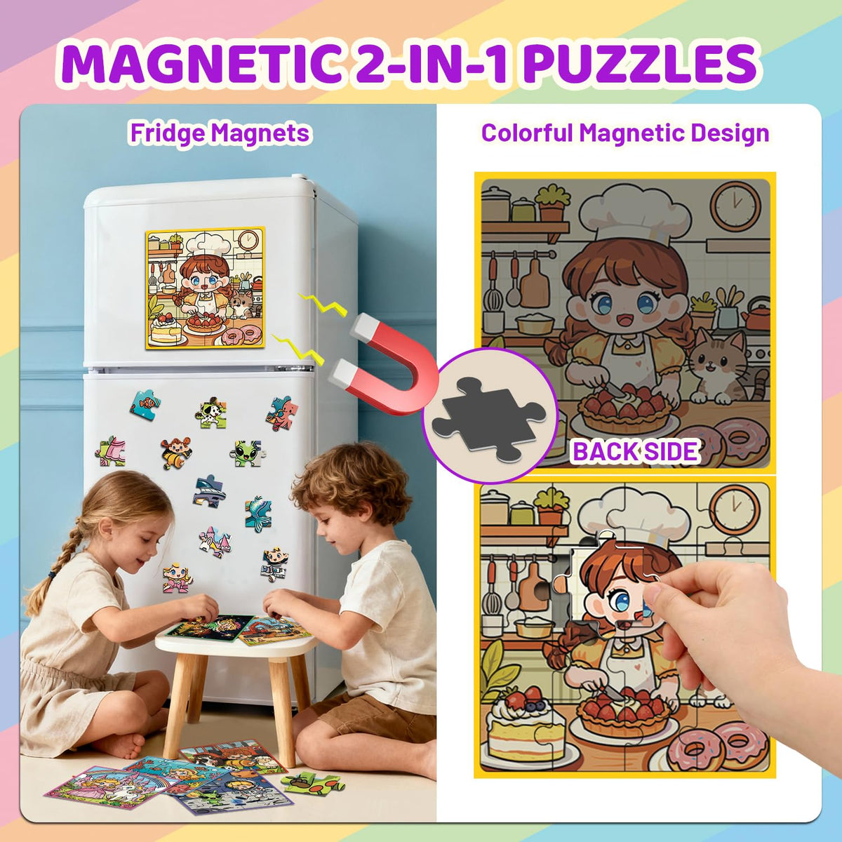Wewwewa Dinosaur magnetic puzzle sparks curiosity and pattern matching