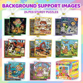 Wewwewa Food magnetic puzzle supports hand-eye coordination in kids