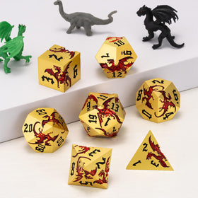 weyano metal finish dragon dice for durable, premium gaming feel