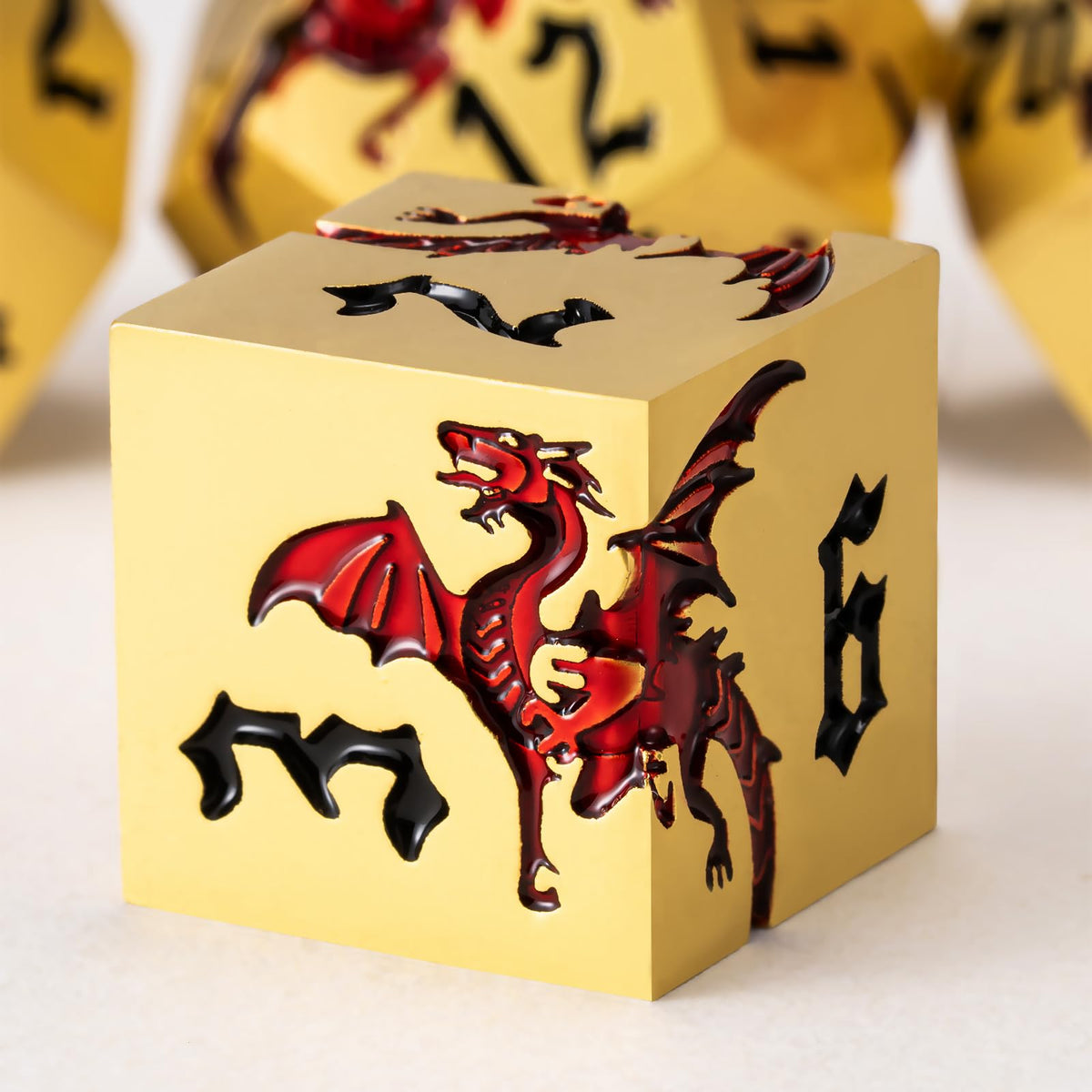 weyano dragon dice set polyhedral mix (d4-d20) for diverse D&D scenarios
