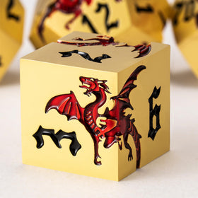 weyano dragon dice set polyhedral mix (d4-d20) for diverse D&D scenarios