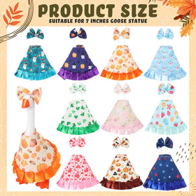 Weysat durable fabric costume material keeps colors bright on the goose statue.