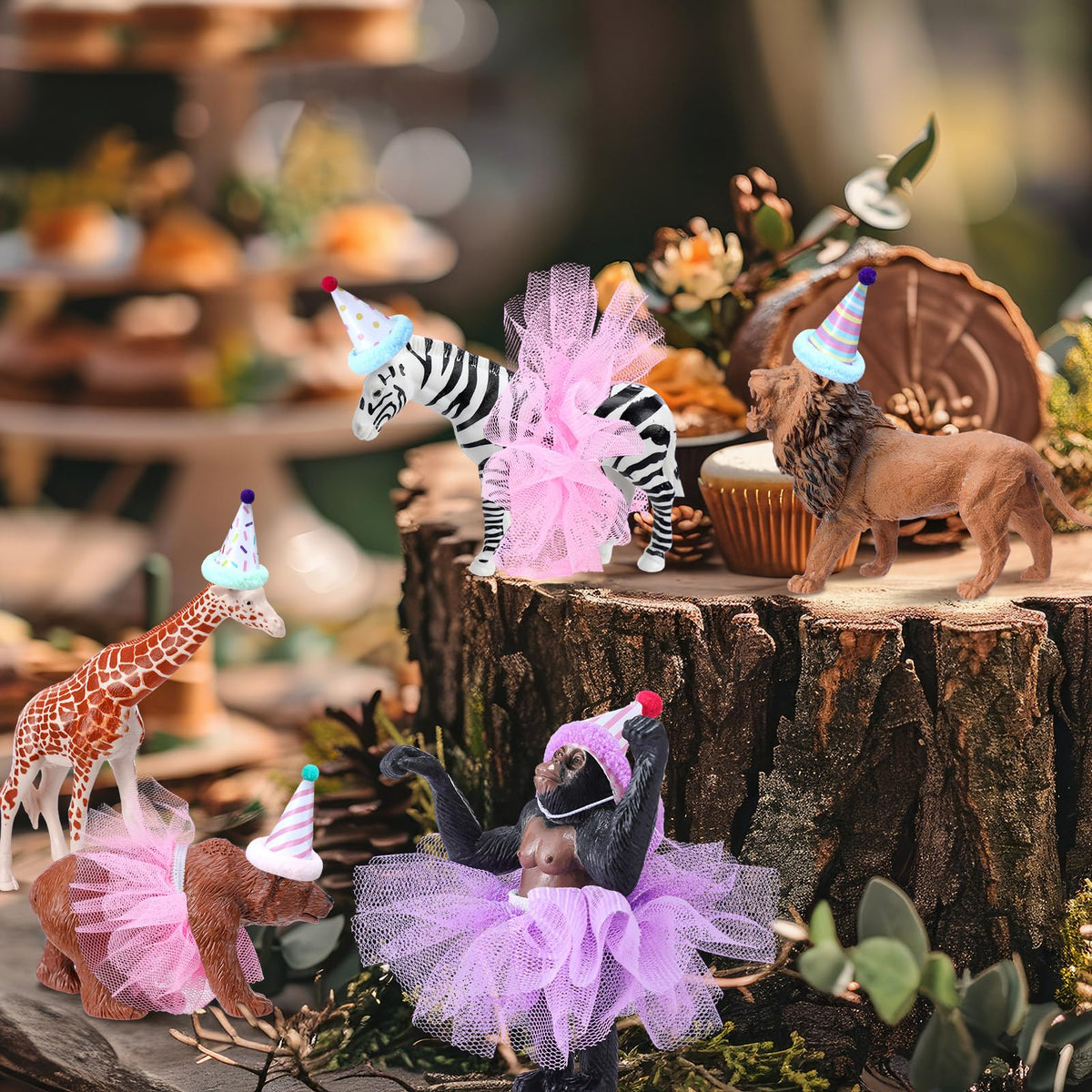 Weysat ready-to-use jungle decorations streamline party setup.
