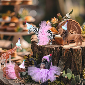 Weysat ready-to-use jungle decorations streamline party setup.