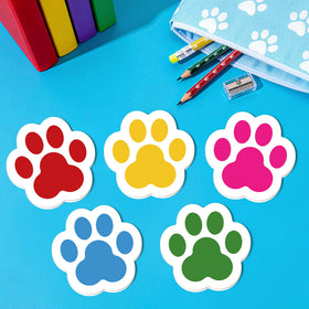 WHALEISLAND paw notebooks and pencils support activities.