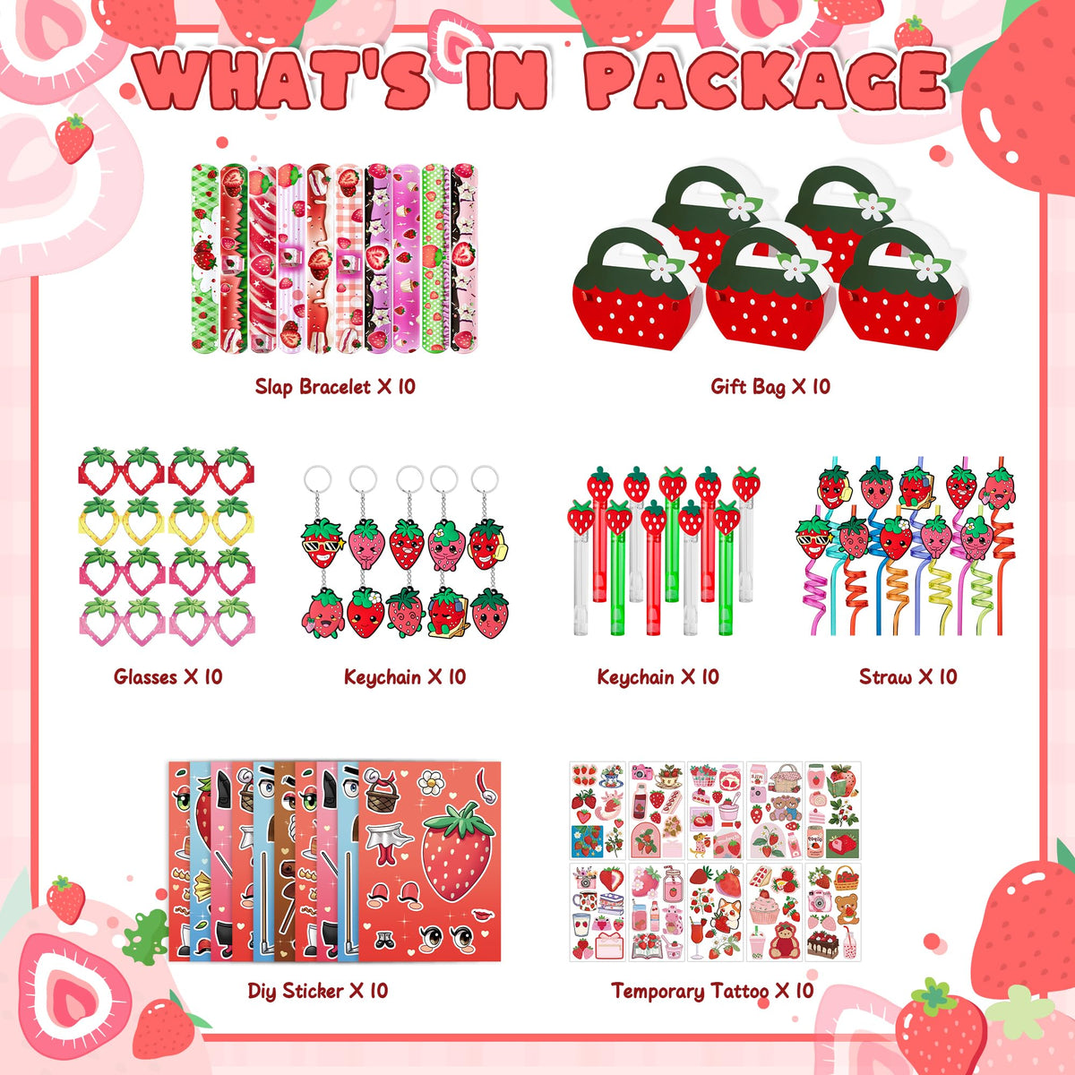 WHALeISLAND Strawberry Party Stampers add quick, fun crafts to kids' celebrations.