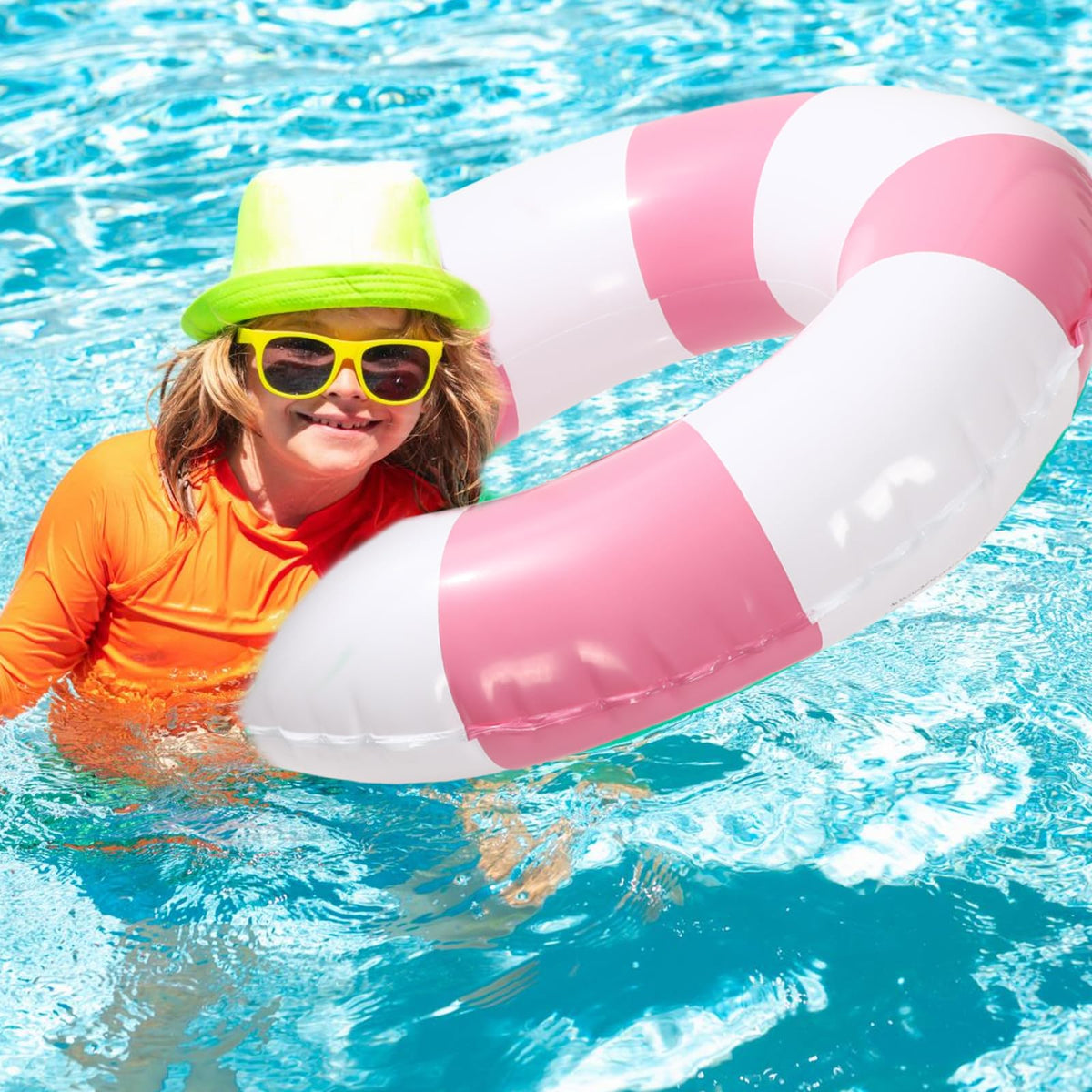 Whaline pool party floats suitable for weddings, birthdays, and gatherings.