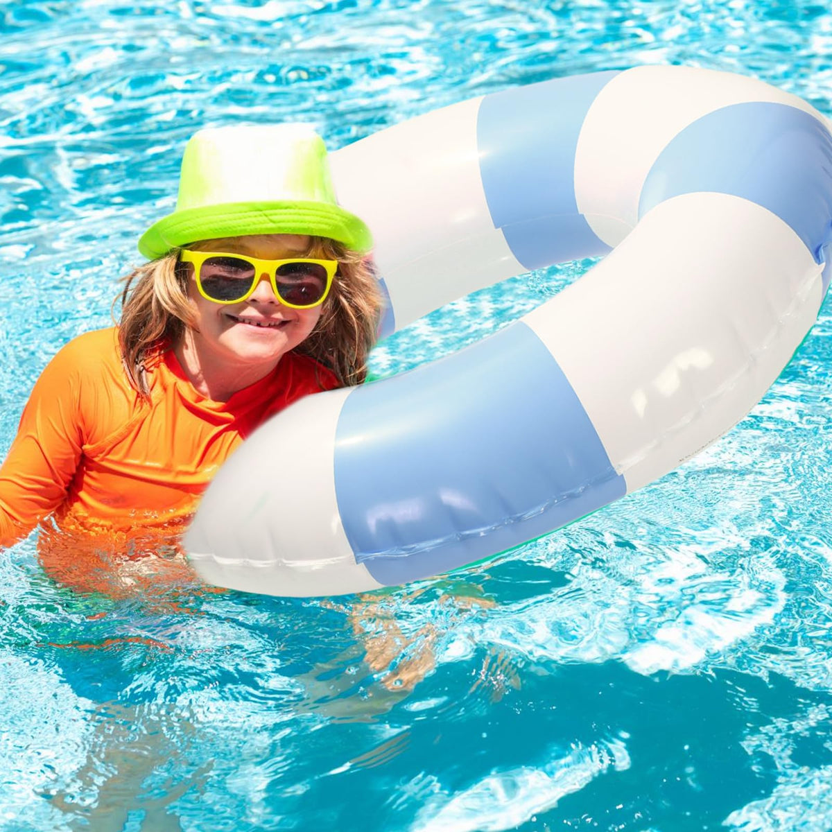 Whaline four-pack floats provide versatile lounging options