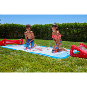 Hose connection included for continuous water flow on Wham-O Slip N Slide