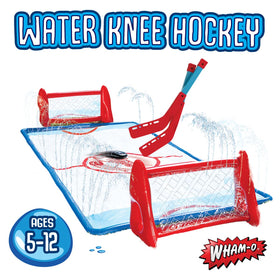 Wham-O Slip N Slide inflatable goals close-up ready for fast passes and scores
