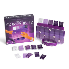 What Do You Meme? Are We Compatible date night table setup encourages playful conversations and bonding.