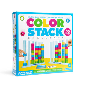 WHAT DO YOU MEME Color Stack Challenge racks for quick color matching during family game night