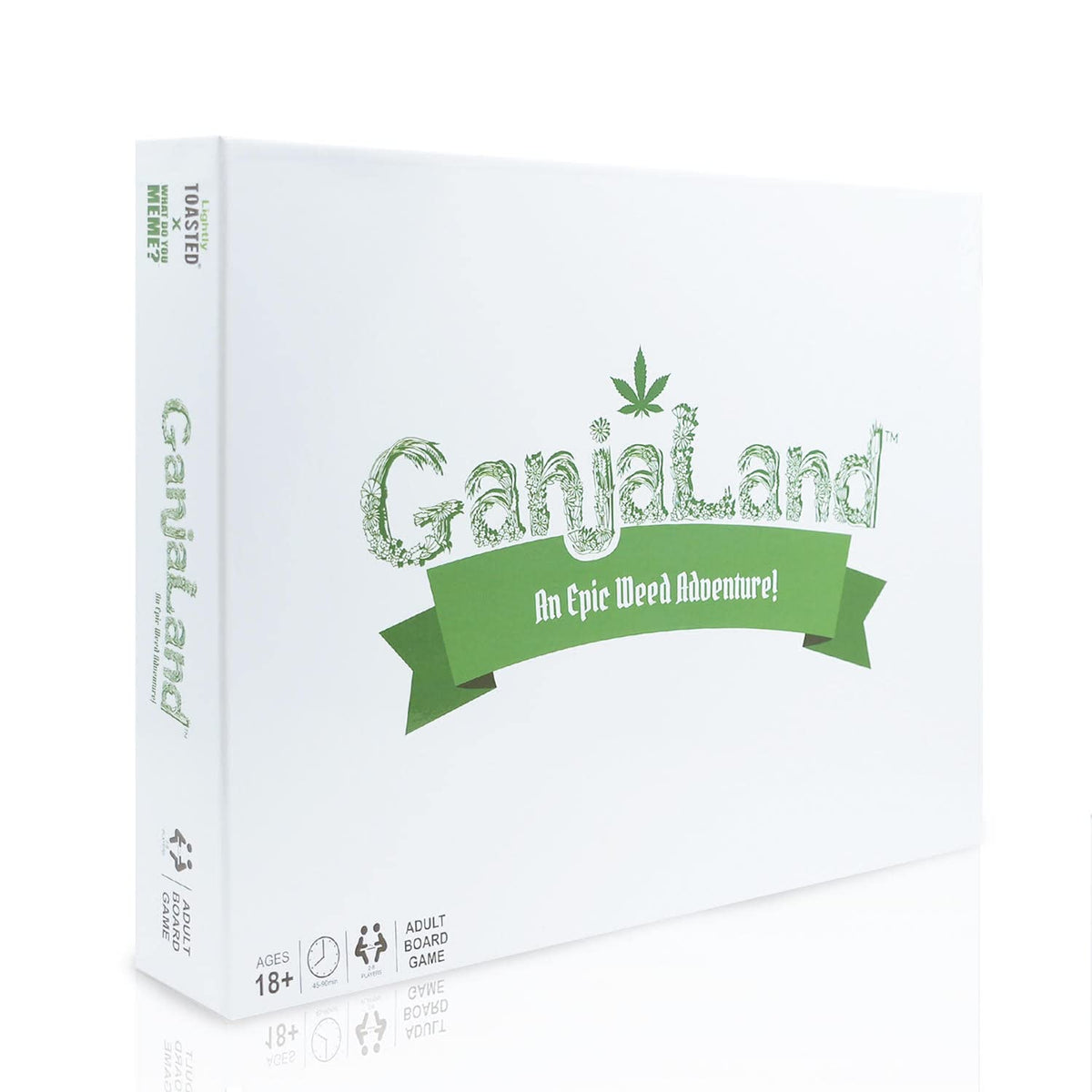 WHAT DO YOU MEME? Ganjaland board game board for immersive group gameplay