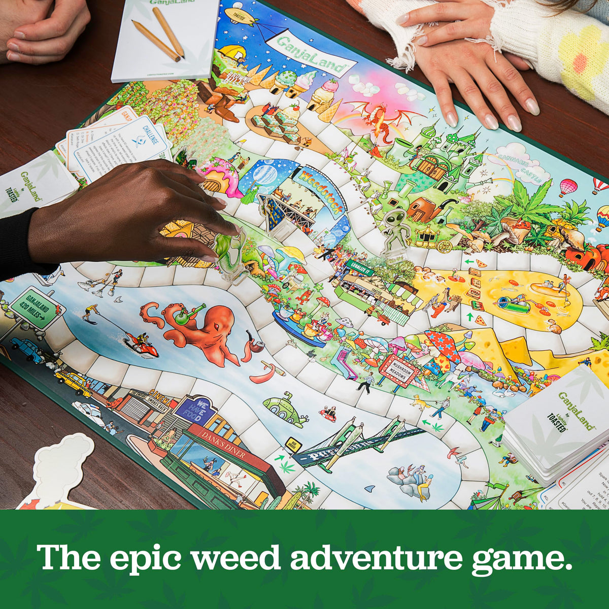 WHAT DO YOU MEME? Ganjaland cards deck quick challenges to spark laughter