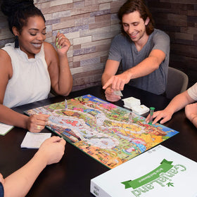 WHAT DO YOU MEME? Ganjaland game board pieces colorful characters fuel friendly competition