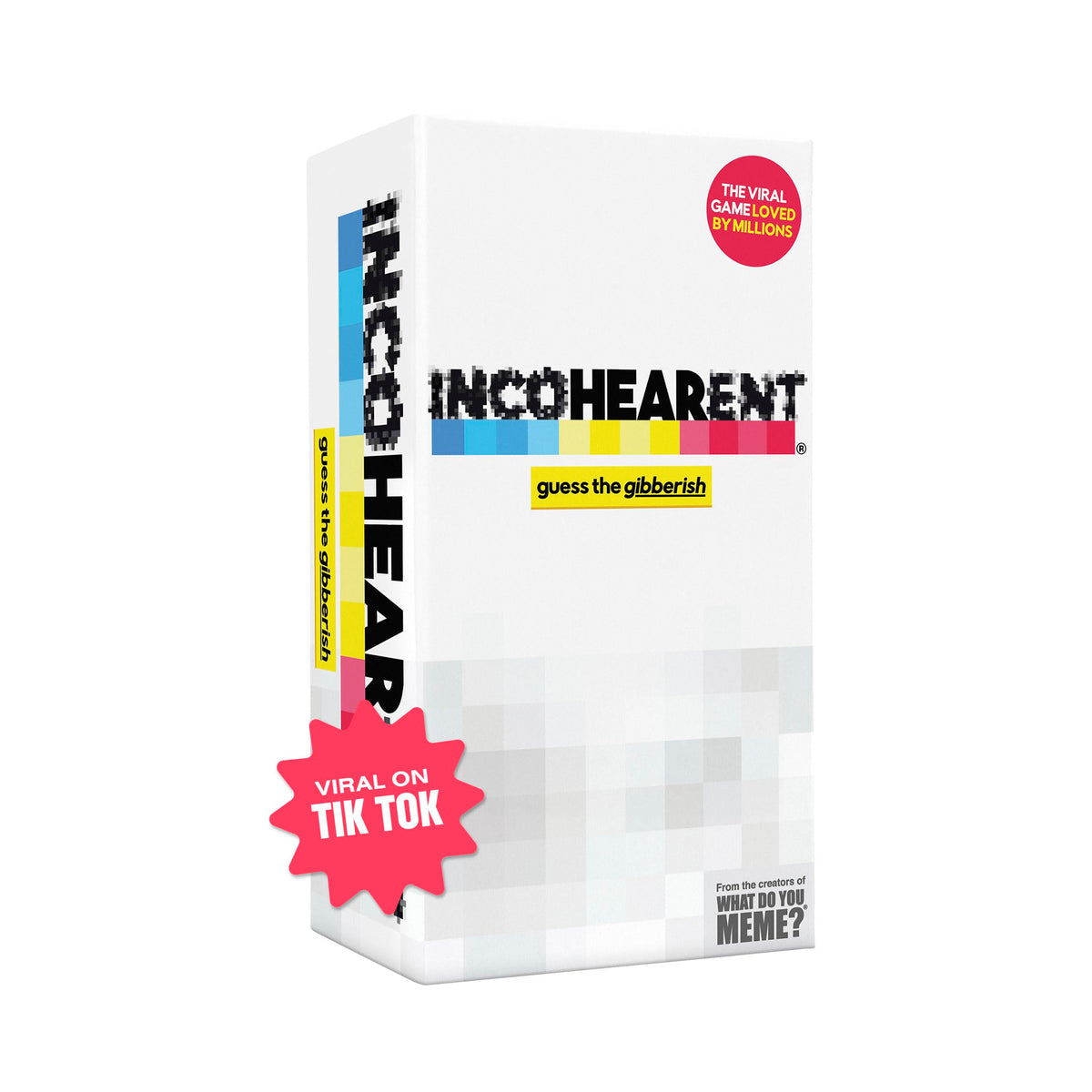 What Do You Meme? Incohearent Edition 2 box front, a party starter that sparks laughter.