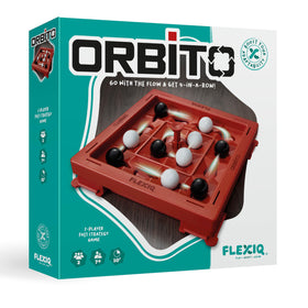 WHAT DO YOU MEME? Orbito two-player setup ideal for quick family game sessions.