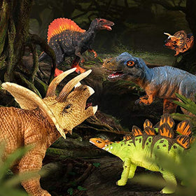 Whatstem 3D Dinosaurs painting kit egg and rock scene inspires storytelling and display.