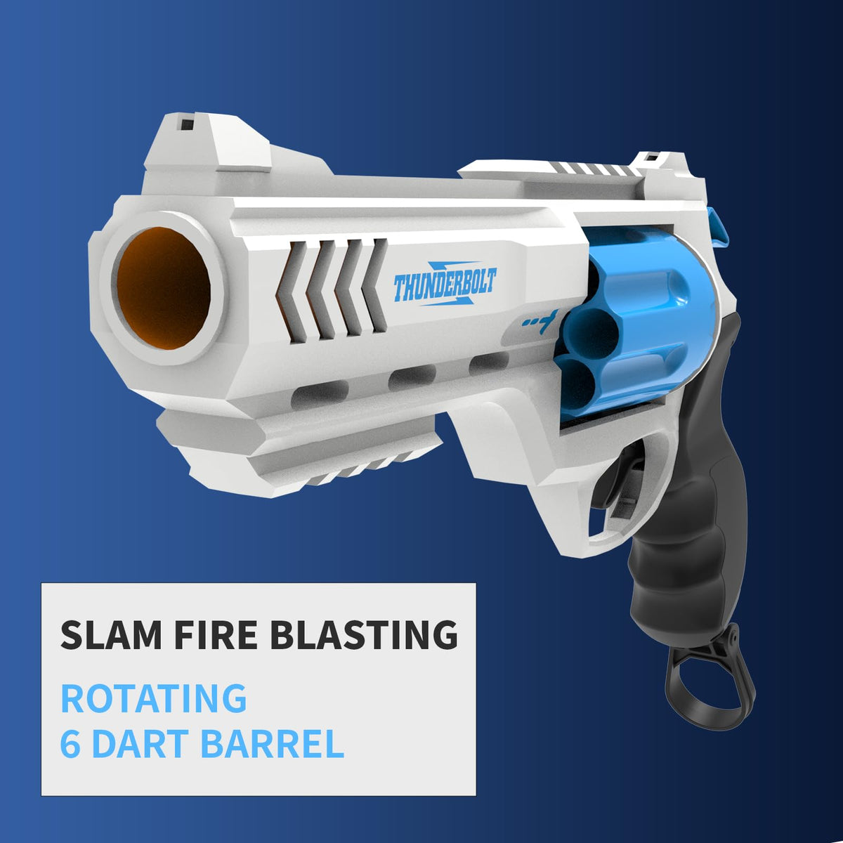 Whatstem side-reload foam blaster enabling quick reloading