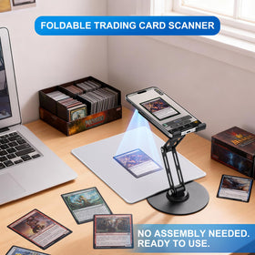 WhelvePoo scanning pad included for consistent results during card scanning.