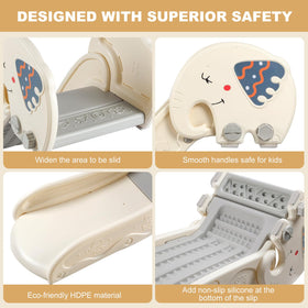 WHHKXY slide featuring anti-slip base and triangular frame for stability