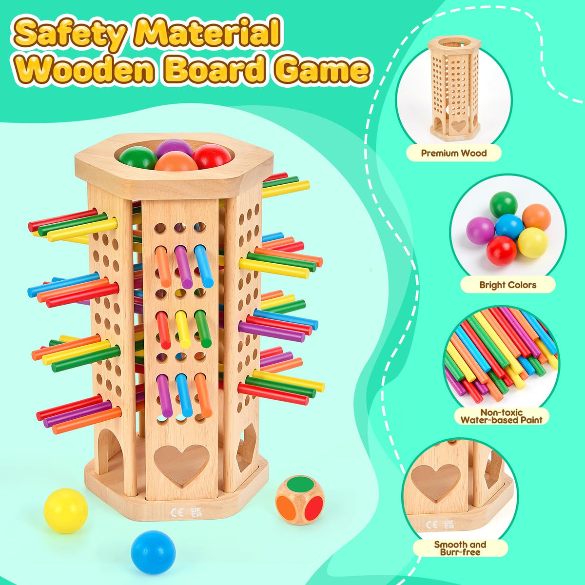 WhimsiPlay family game night set for cozy sessions with kids.