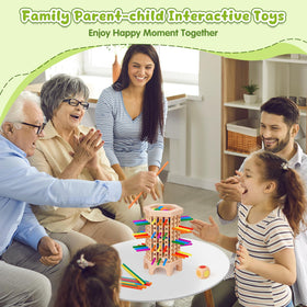 WhimsiPlay 36 colorful sticks promote counting and color recognition during play