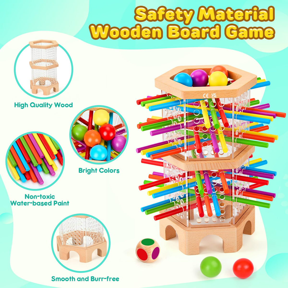 WhimsiPlay family game night encourages turn-taking and shared laughter.