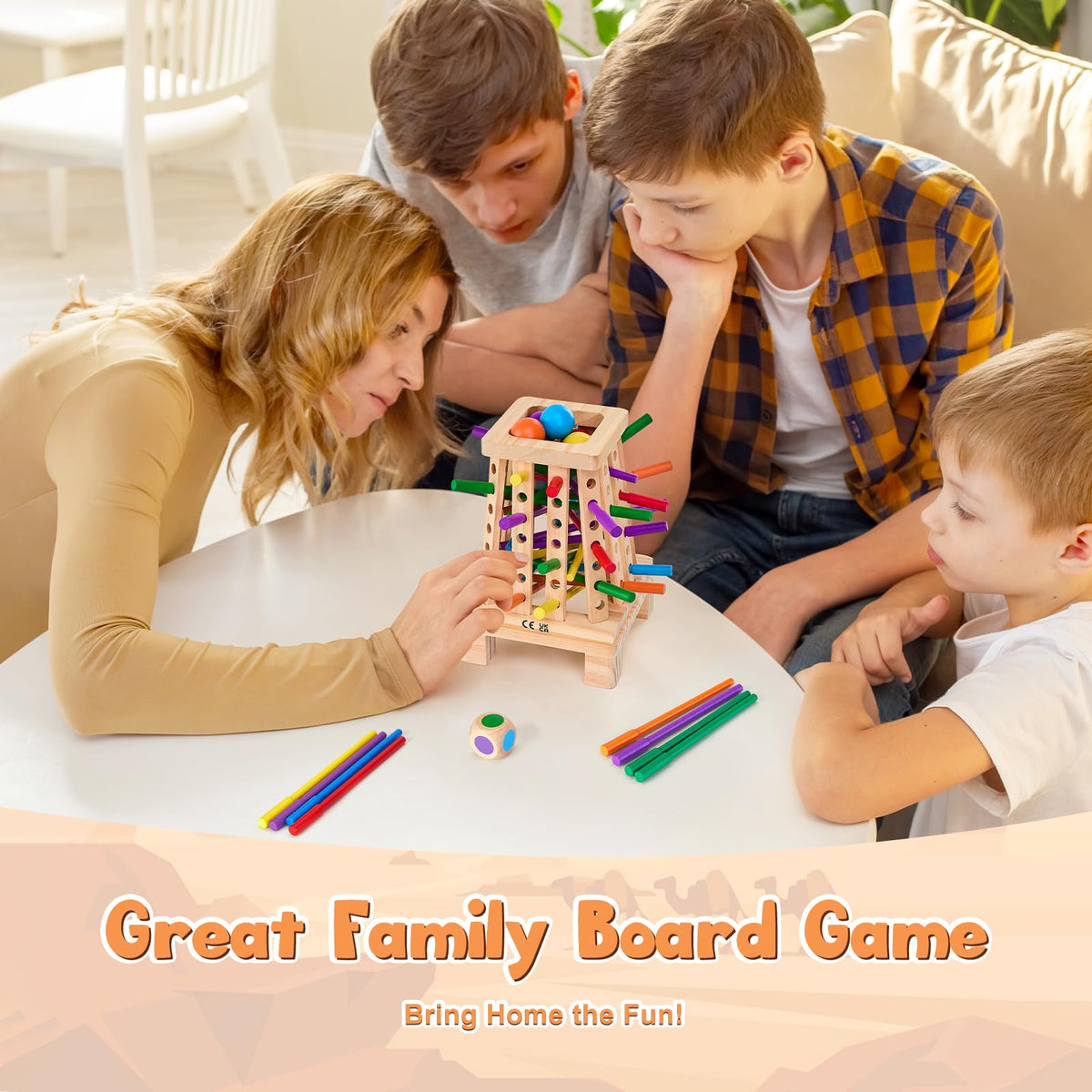 WhimsiPlay non-toxic paint finish close-up showing kid-friendly safety and splinter-free wood.