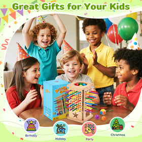 WhimsiPlay non-toxic water-based paint ensures a safe finish.