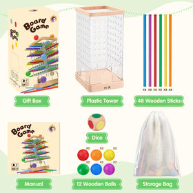 WhimsiPlay board game features smooth, burr-free edges for comfortable handling.