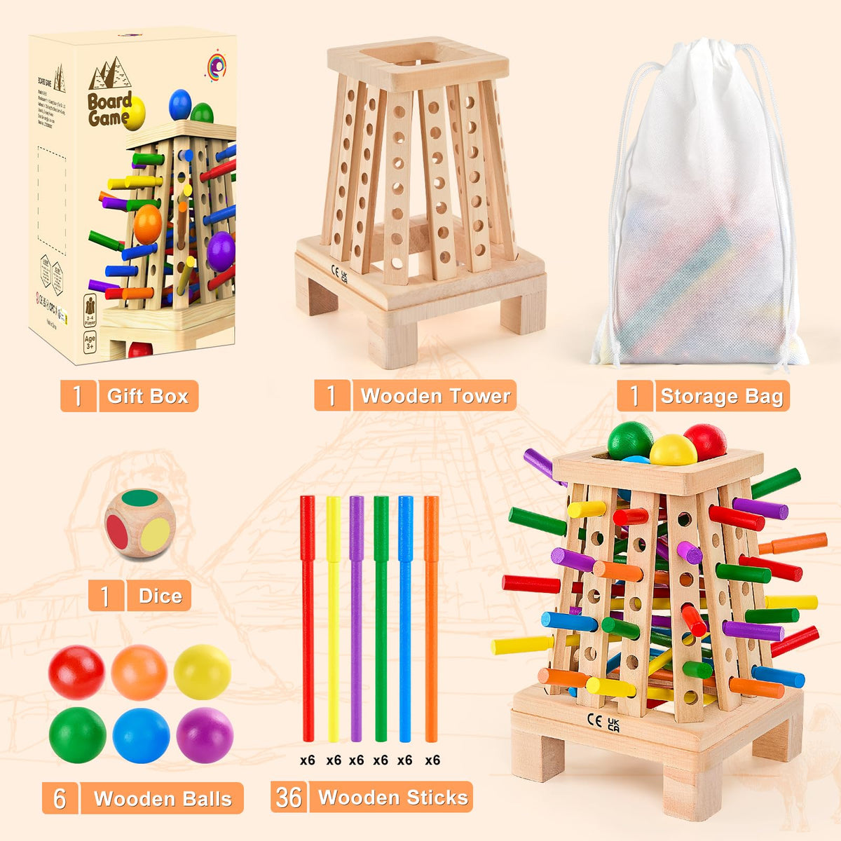 WhimsiPlay premium wooden construction demonstrates sturdy design for iterative play.