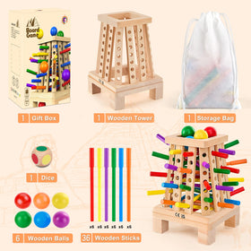 WhimsiPlay premium wooden construction demonstrates sturdy design for iterative play.