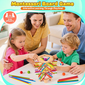 WhimsiPlay tower-building action strengthens strategic thinking and hand-eye coordination.