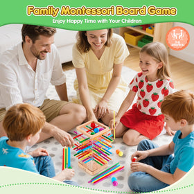 WhimsiPlay high-quality wood with non-toxic paint for safe play.