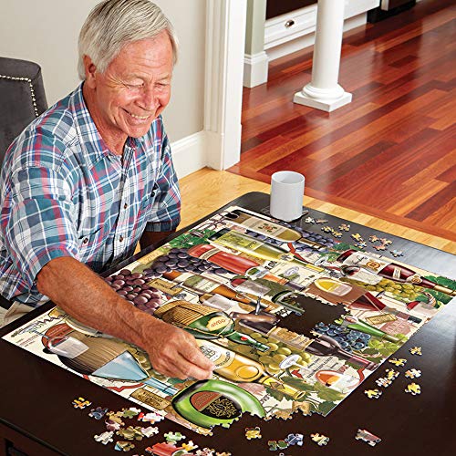 White Mountain 1000-piece Covered Bridge puzzle for calm, shared quiet time