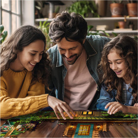 White Mountain American-made puzzle crafted with precision-cut pieces for smooth fitting.