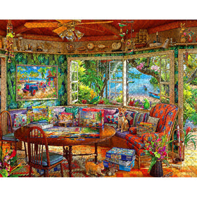 White Mountain Angelo Bonito puzzle detail with textures and hidden elements