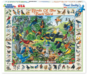White Mountain Birds of the Backyard puzzle by Ernest O. Brown featuring detailed art