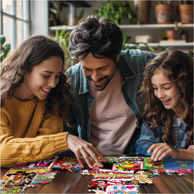White Mountain artist Charlie Girard collage art highlighted for pop culture nostalgia and color